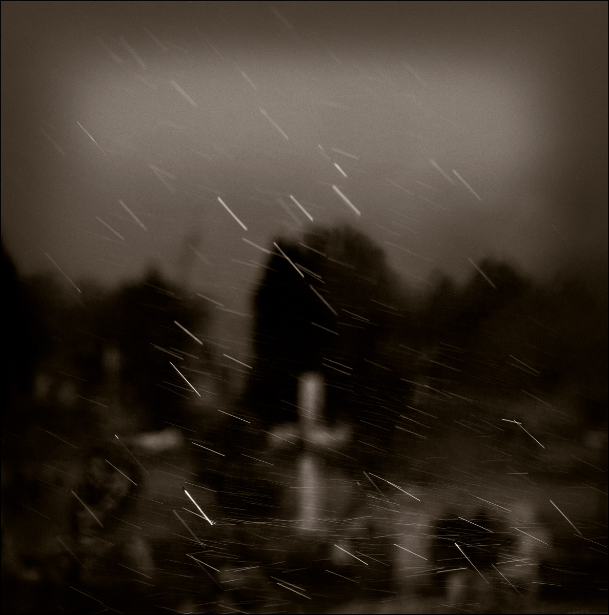 Rain With Cross_© James H. Evans