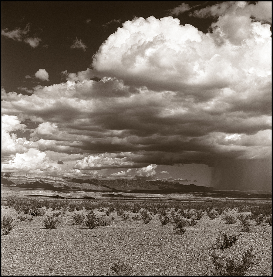 Sierra Del Carmen From River Road_© James H. Evans 