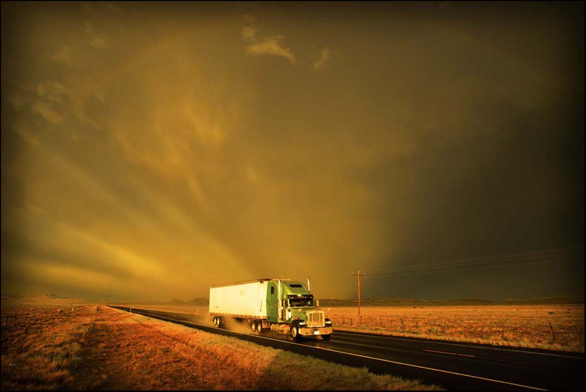 Truck and Rain_© James H. Evans
